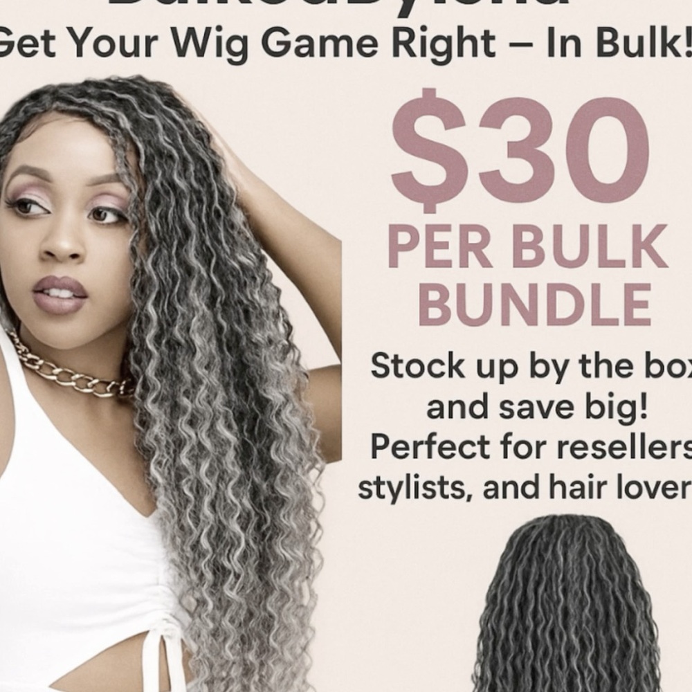 Elegant Black and Gray Wig by